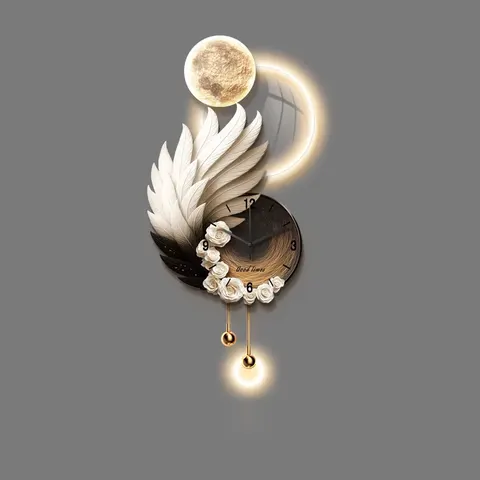 Factory Direct Sales Feathers Acrylic LED Light Painting UV Engraving Art Home Decor Painting