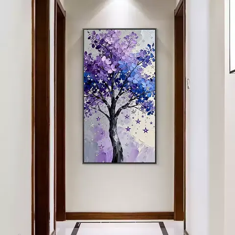 植物 单幅 装饰画 现代简约 客厅背景墙挂画 晶瓷画