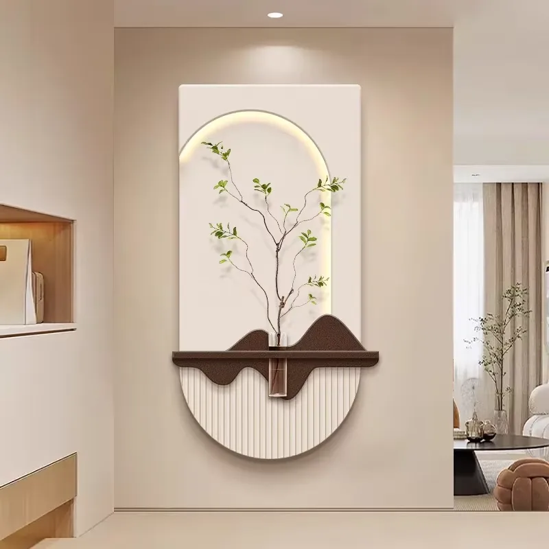 Factory Direct Sales Glowed LED Decor Painting Corridor Background Wall Sandstone Artistic Home Decor Paintings