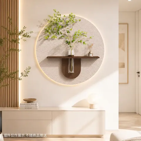 Factory Direct Sales Hydroponic Plants Sandstone Art Home Furnishings Decorative Painting Restaurant Background Wall Murals