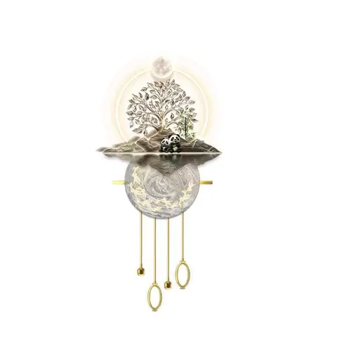 Factory Direct Sales Metal Pendant Art Home Decor Painting Corridor Background Wall Acrylic LED Painting