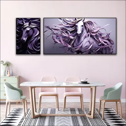 Factory Direct Sales Restaurant Background Wall Art Home Decor Painting Corridor Background Wall Painting