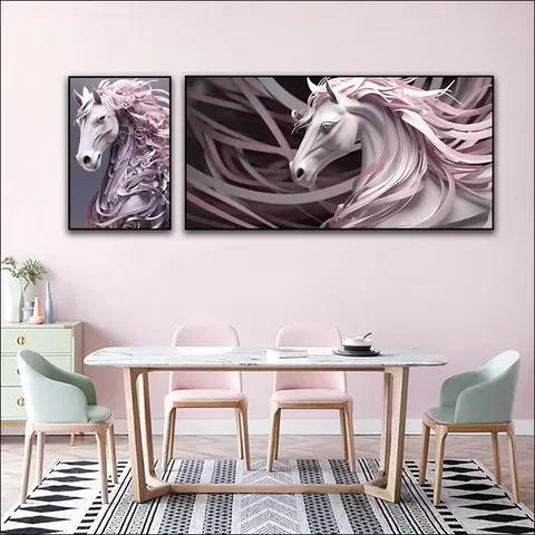 Factory Direct Sales Restaurant Background Wall Art Home Decor Painting Corridor Background Wall Painting