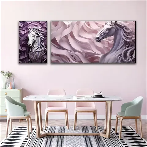 Factory Direct Sales Restaurant Background Wall Art Home Decor Painting Corridor Background Wall Painting