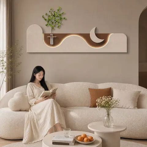 Factory Direct Sales Sandstone Hydroponics Green Plants Art Home Decor Painting Sofa Background Wall Painting