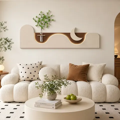 Factory Direct Sales Sandstone Hydroponics Green Plants Art Home Decor Painting Sofa Background Wall Painting