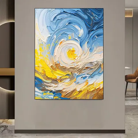 Factory Direct Selling Entrance Hall Art Home Decor Painting Living Room Background Wall Mural Painting