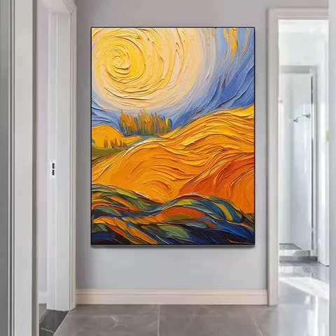 Factory Direct Selling Entrance Hall Art Home Decor Painting Living Room Background Wall Mural Painting