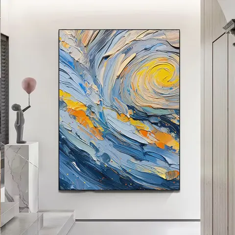 Factory Direct Selling Entrance Hall Art Home Decor Painting Living Room Background Wall Mural Painting