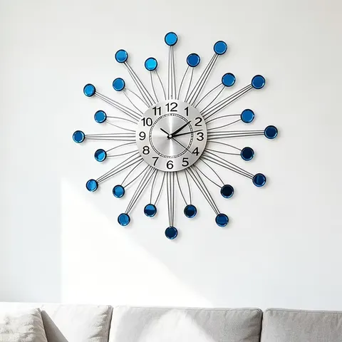 Factory Wholesale Creativity Ironwork Metal Wall Clock Living Room Home Furnishings Art Decoration Artwork Pendants