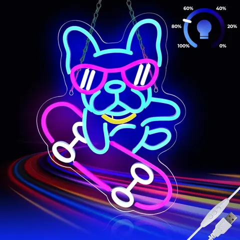 Factory Wholesale Customization Bar Neon Lights Art Decor USB Acrylic LED Painting