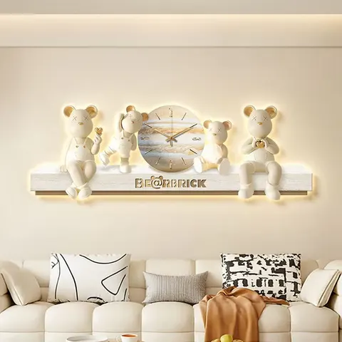 Factory Wholesale Customization Creative Cartoon Art Home Decor Paintings Sofa Background Wall LED Painting