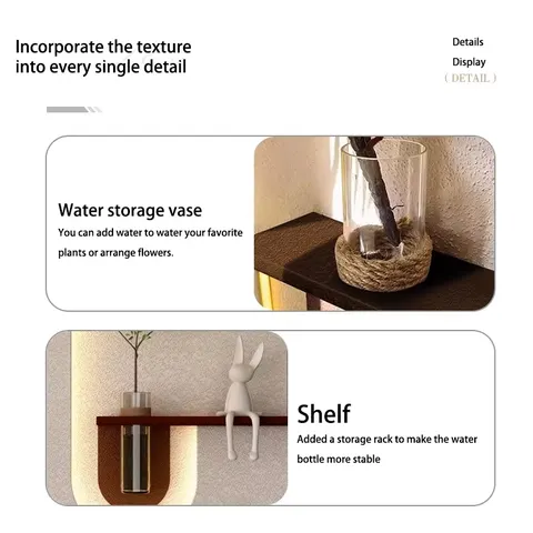 Factory Wholesale Customization Entrance Hall Sandstone Art Home Decor Painting Hydroponics Green Plants LED Paintings