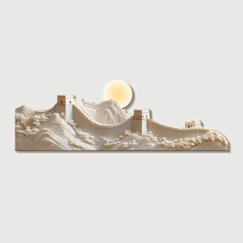 抽象 单幅 装饰画 现代简约 客厅背景墙挂画 LED带灯画