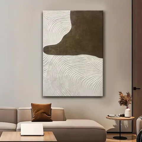 Factory Wholesale Customizes Art Home Decor Paintings Living Room Corridor Background Walls Sandstone Fabric Paintings