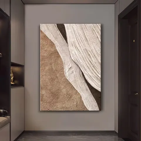 Factory Wholesale Customizes Art Home Decor Paintings Living Room Corridor Background Walls Sandstone Fabric Paintings