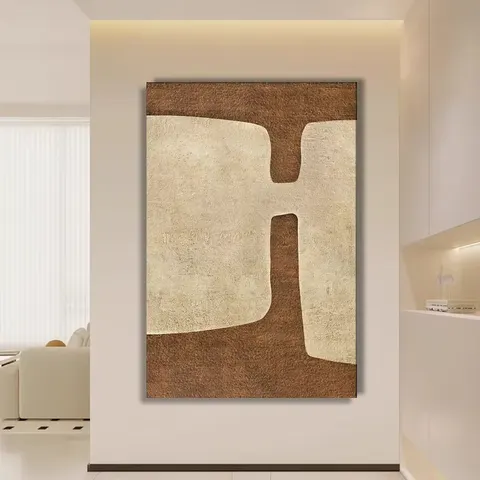 Factory Wholesale Customizes Art Home Decor Paintings Living Room Corridor Background Walls Sandstone Fabric Paintings