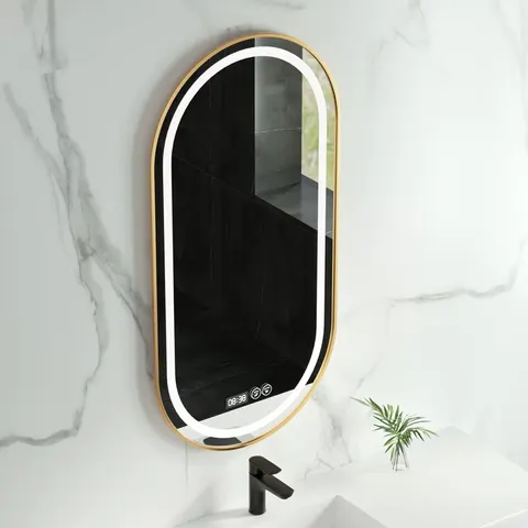 Factory Wholesale High-definition Imaging Touch LED Glowed Wall Mirror Household Room Mirror