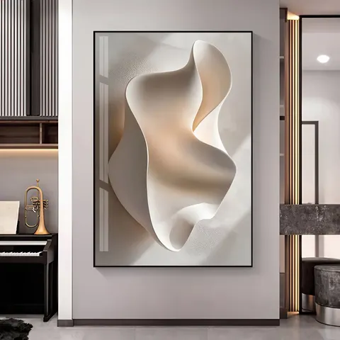 抽象 单幅 装饰画 现代简约 玄关背景墙挂画 晶瓷画
