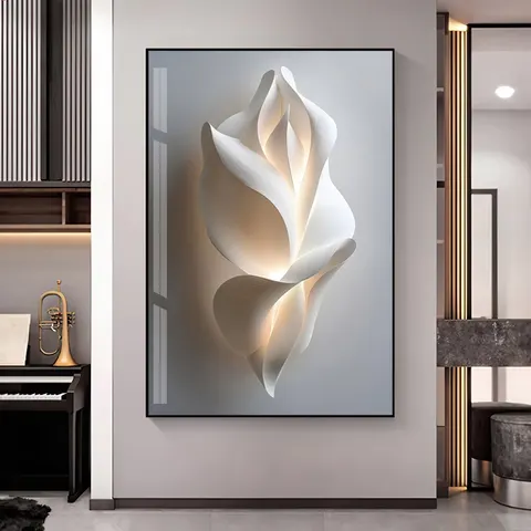 抽象 单幅 装饰画 现代简约 玄关背景墙挂画 晶瓷画