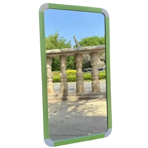 Factory Wholesale Rectangular Bathroom Hanging Mirror Plastic Simple Wind Rental Room Makeup Student Dormitory and Room Mirror
