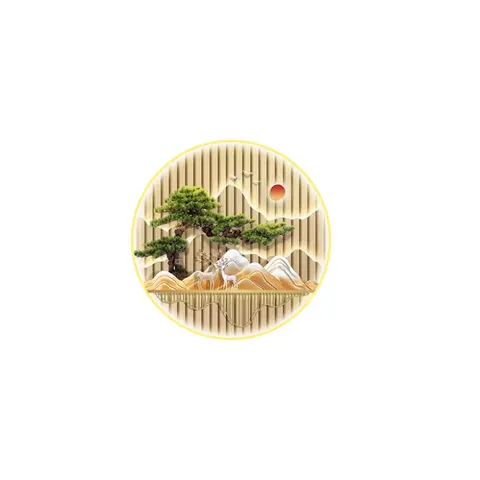 抽象 单幅 装饰画 现代简约 玄关背景墙挂画 LED带灯画