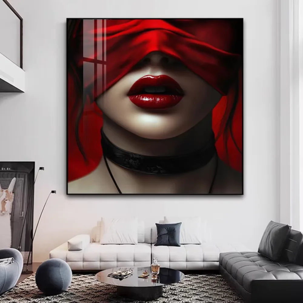 Figure Art Decor Paintings, Sexy Beauty Crystal Porcelain Paintings, Hotel Bedroom Bedside Hanging Paintings
