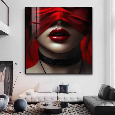 Figure Art Decor Paintings, Sexy Beauty Crystal Porcelain Paintings, Hotel Bedroom Bedside Hanging Paintings