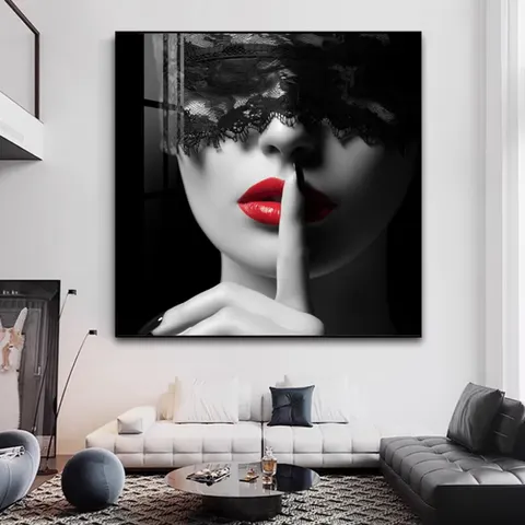 Figure Art Decor Paintings, Sexy Beauty Crystal Porcelain Paintings, Hotel Bedroom Bedside Hanging Paintings
