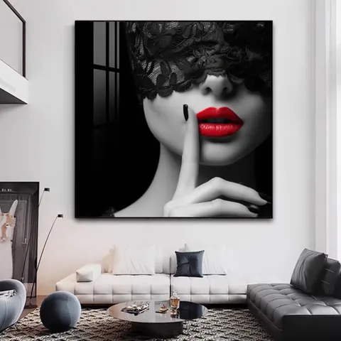 Figure Art Decor Paintings, Sexy Beauty Crystal Porcelain Paintings, Hotel Bedroom Bedside Hanging Paintings