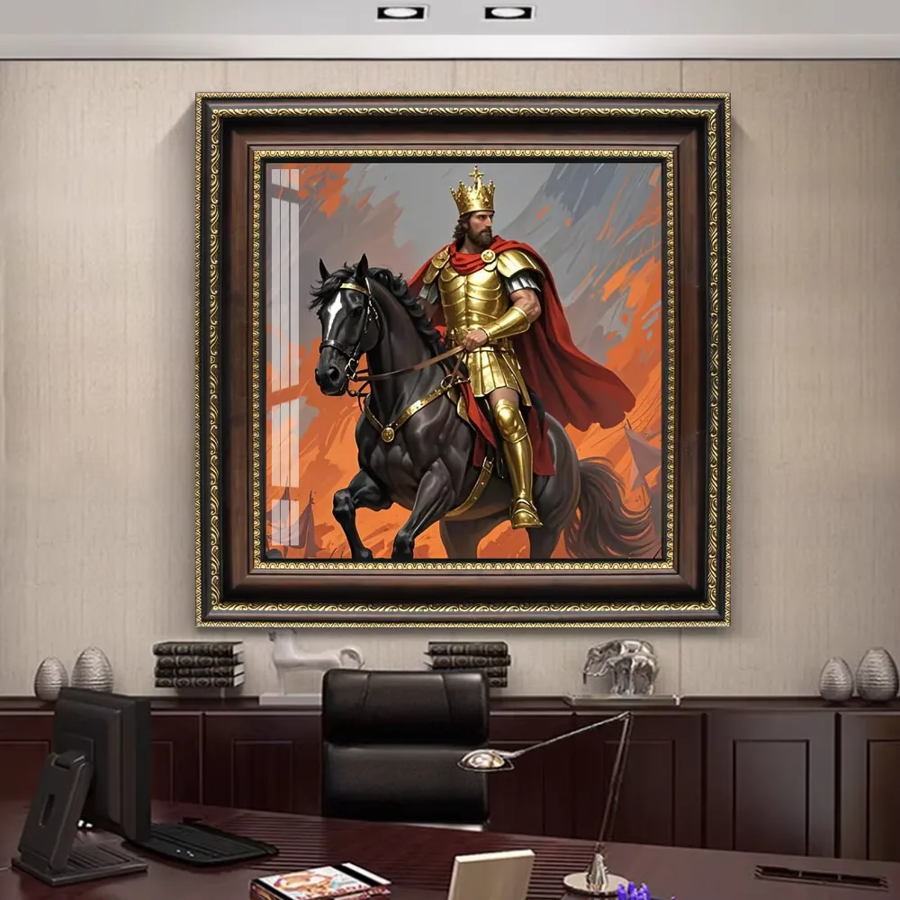 Great History General Character Art Decor Painting Living Room Background Crystal Painting