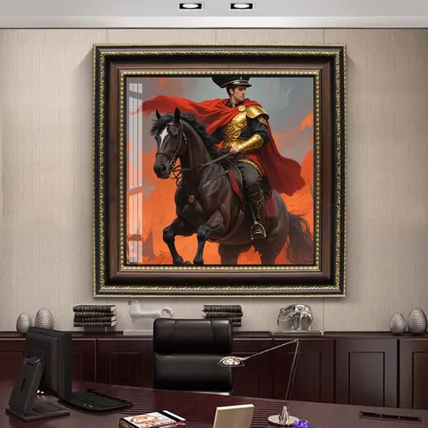 Great History General Character Art Decor Painting Living Room Background Crystal Painting
