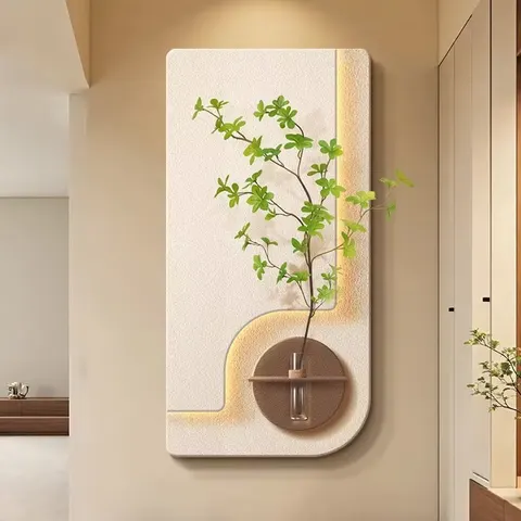 Handmade Sandstone Home Furnishing Art Decor Painting Corridor Background Wall Glowed LED Painting