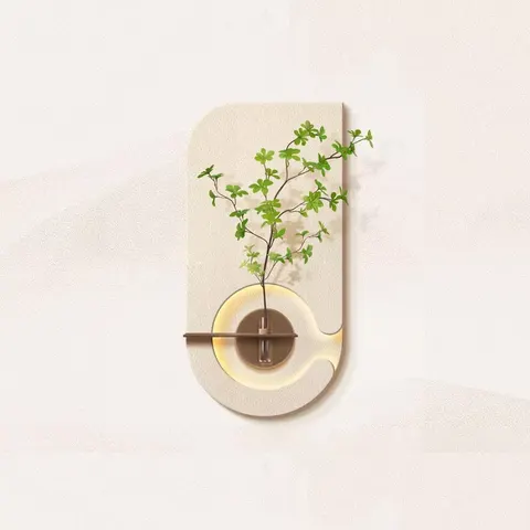 Handmade Sandstone Home Furnishing Art Decor Painting Corridor Background Wall Glowed LED Painting