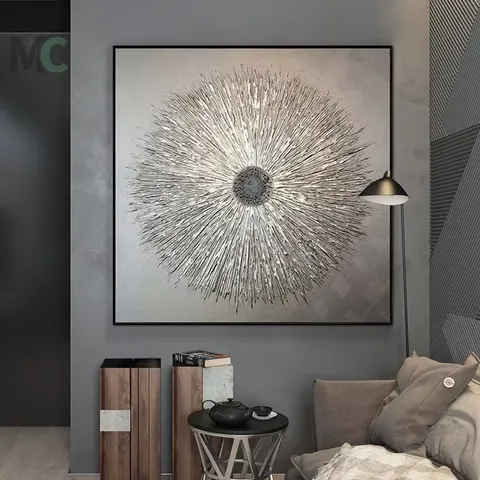High-end Atmosphere Living Room Sofa Background Wall Decor Painting Restaurant Modern Simple Art Abstract Murals