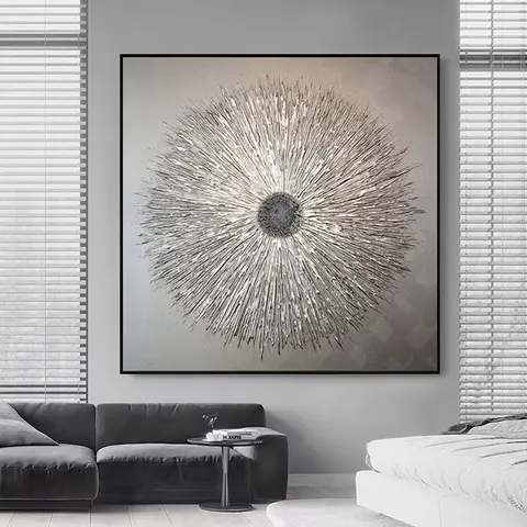 抽象 单幅 装饰画 轻奢风 餐厅背景墙挂画