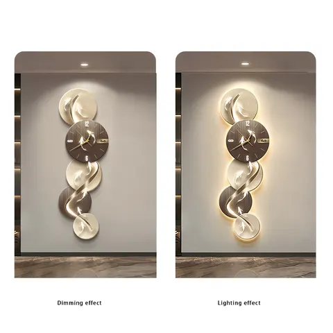High-end Luxurious Nine Fish Painting Art Home Decor Paintings Living Room Corridor Background Wall LED Decorative Painting