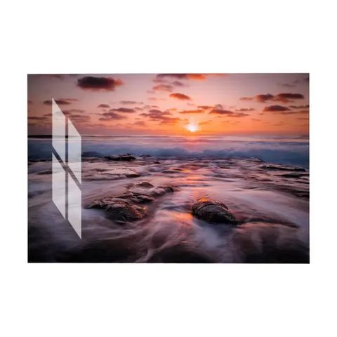High Resolution Clear Crystal Porcelain Pictures Modern Style Digital Printed Natural Scenery Landscape