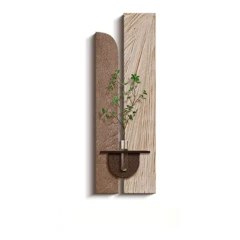 Hot Sales in 2026 Hydroponic Green Plants Home Decor Paintings Corridor Living Room Background Wall Sandstone Hanging Painting