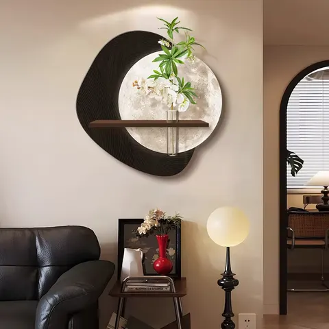 植物 单幅 装饰画 现代简约 玄关背景墙挂画 砂岩浮雕