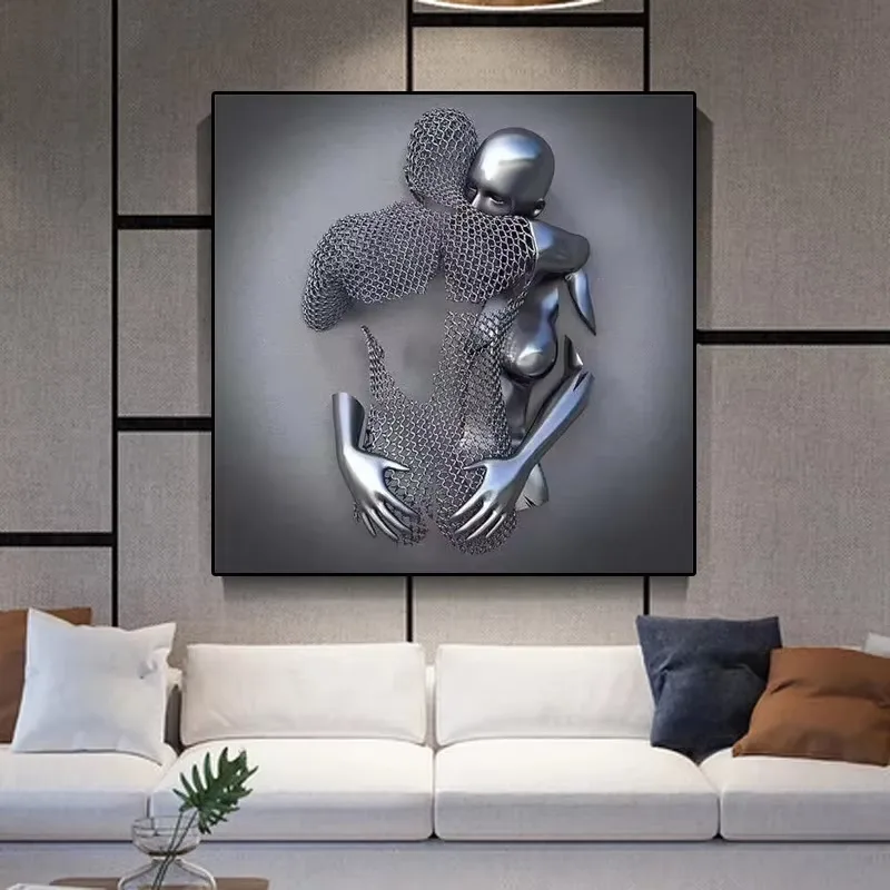 人物 单幅 装饰画 现代简约 客厅背景墙挂画