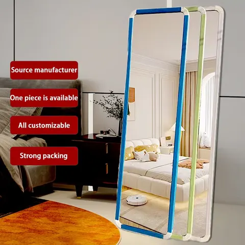 Hot Selling Internet Celebrity Simple Full Body Floor Mirror Student Dormitory Clothing Store Rental House Dressing Room Mirror