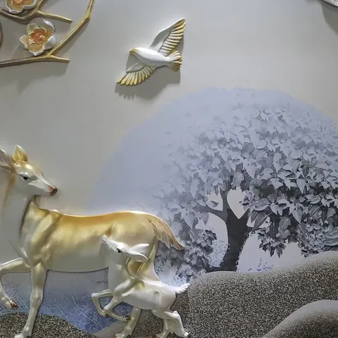 抽象 单幅 装饰画 现代简约 酒店背景墙挂画 砂岩浮雕