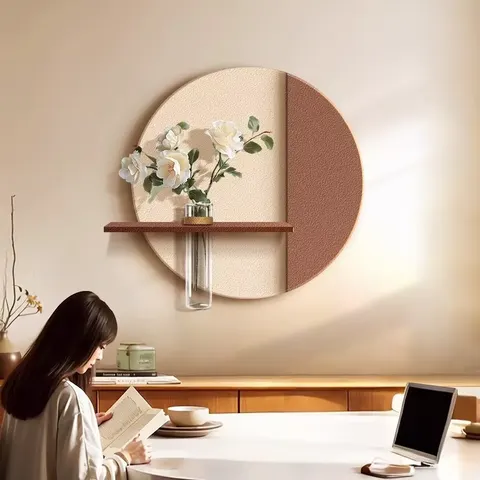 Hydroponic Plants Sandstone Art Decor Painting Hot-selling in 2026  Living Room Sofa Background Wall LED Painting