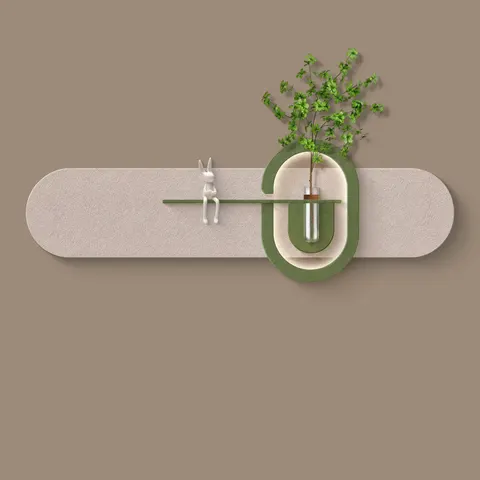 Hydroponic Plants Sandstone Art Home Furnishings Decorative Painting Living Room Sofa Background Wall LED Wall Painting