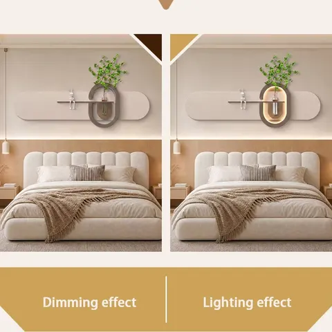 Hydroponic Plants Sandstone Art Home Furnishings Decorative Painting Living Room Sofa Background Wall LED Wall Painting