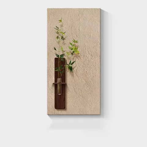 Hydroponic Plants Sandstone Fabric Art Home Furnishings Decorative Painting Corridor Background Wall Painting