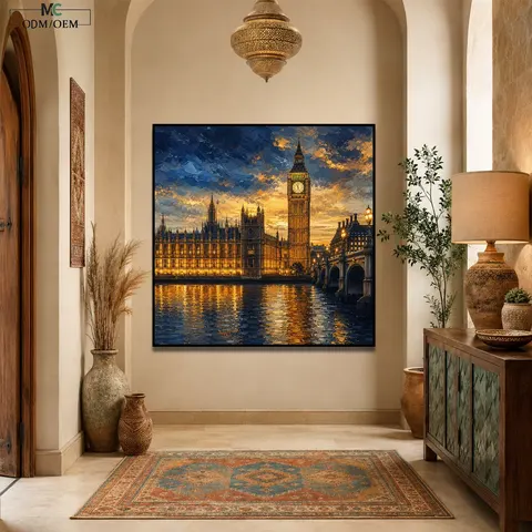 Islamic Arch Artwork Arabic Geometric Canvas Mosque Interior Decor Middle Eastern Wall Painting Ornamental Entryway Art