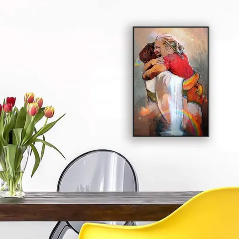 Jesus Poster Home Decor Wall Christ Painting God Crystal Painting  Art Decor