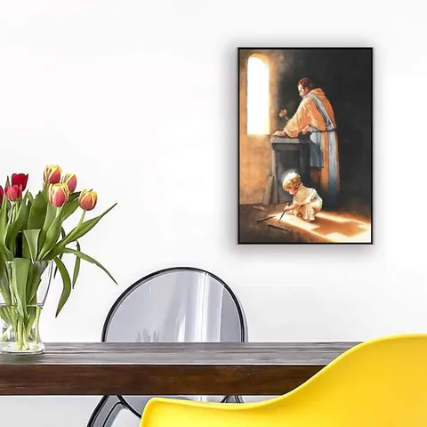 Jesus Poster Home Decor Wall Christ Painting God Crystal Painting  Art Decor